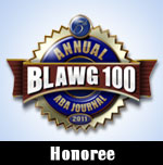 2011 ABA Journal Blawg 100 Honoree